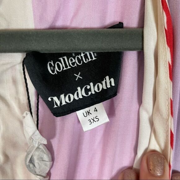 ModCloth + Collectif Keiko Sunset Stripes Jumpsuit - Picture 7 of 8